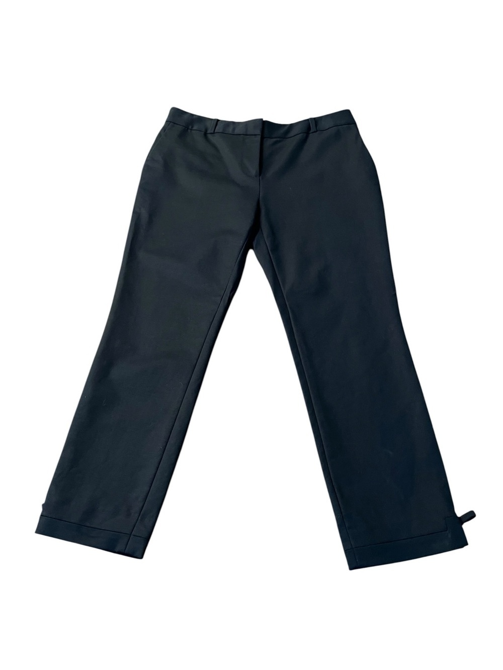 Kate Spade black straight leg cropped dress pants Size 6